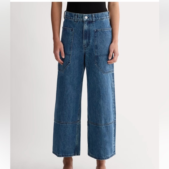 Everlane Women's Way-High® Gardener Cropped Jean in Diamond Stone, Size 25 - Picture 3 of 10